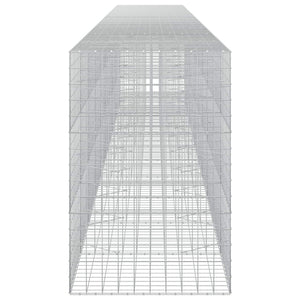 Γκαμπιόν με σύρμα 3,5 mm και πλέγμα 10x10 cm 1000x100x150 εκ. - Pakobazaar