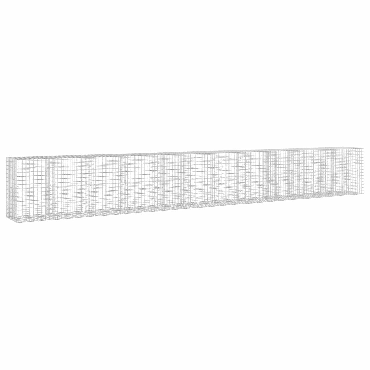 Γκαμπιόν με σύρμα 3,5 mm και πλέγμα 10x10 cm 1150x100x150 εκ. - Pakobazaar