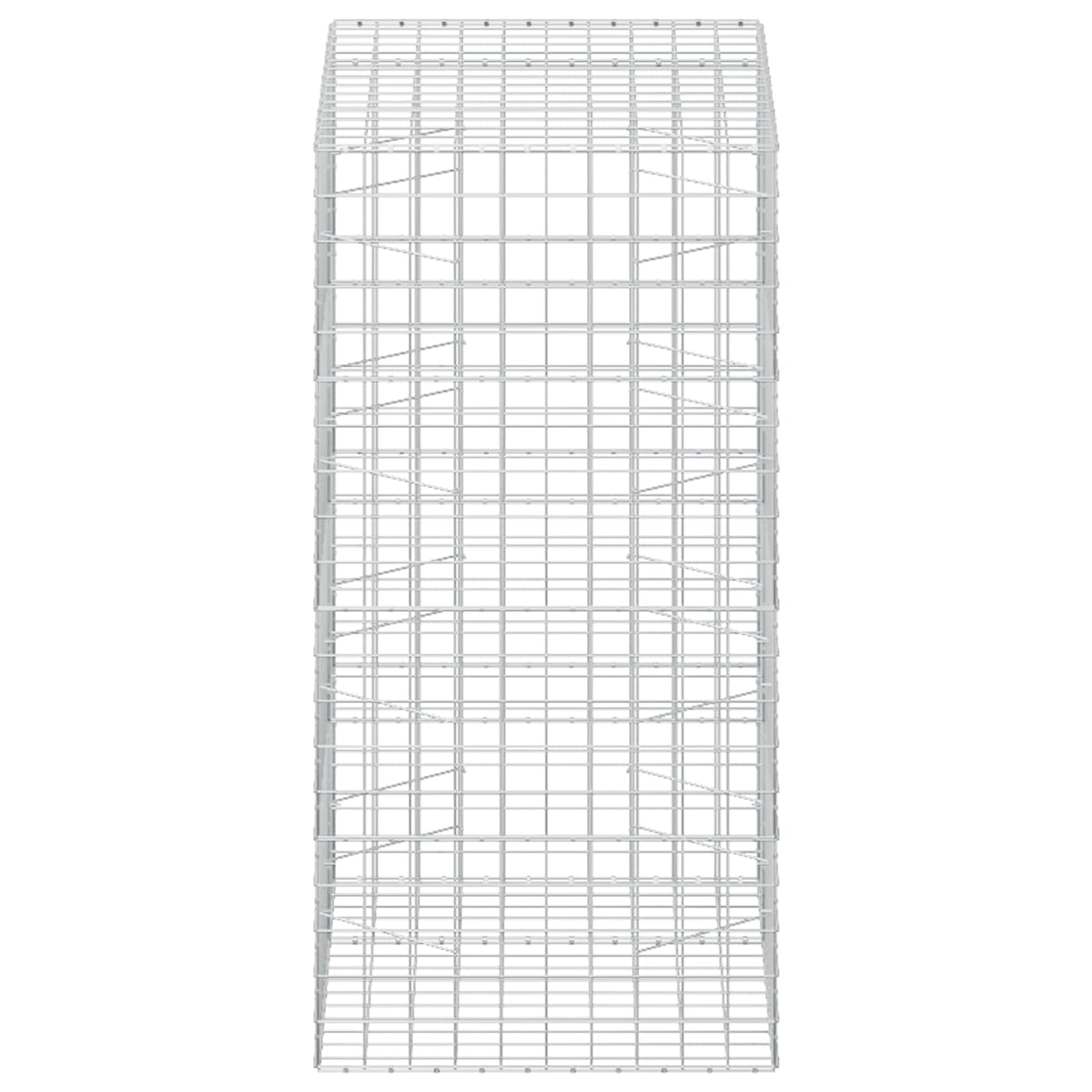 Γκαμπιόν με σύρμα 3,5 mm και πλέγμα 10x10 cm 150x100x200 εκ. - Pakobazaar