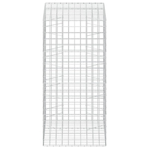 Γκαμπιόν με σύρμα 3,5 mm και πλέγμα 10x10 cm 150x100x200 εκ. - Pakobazaar
