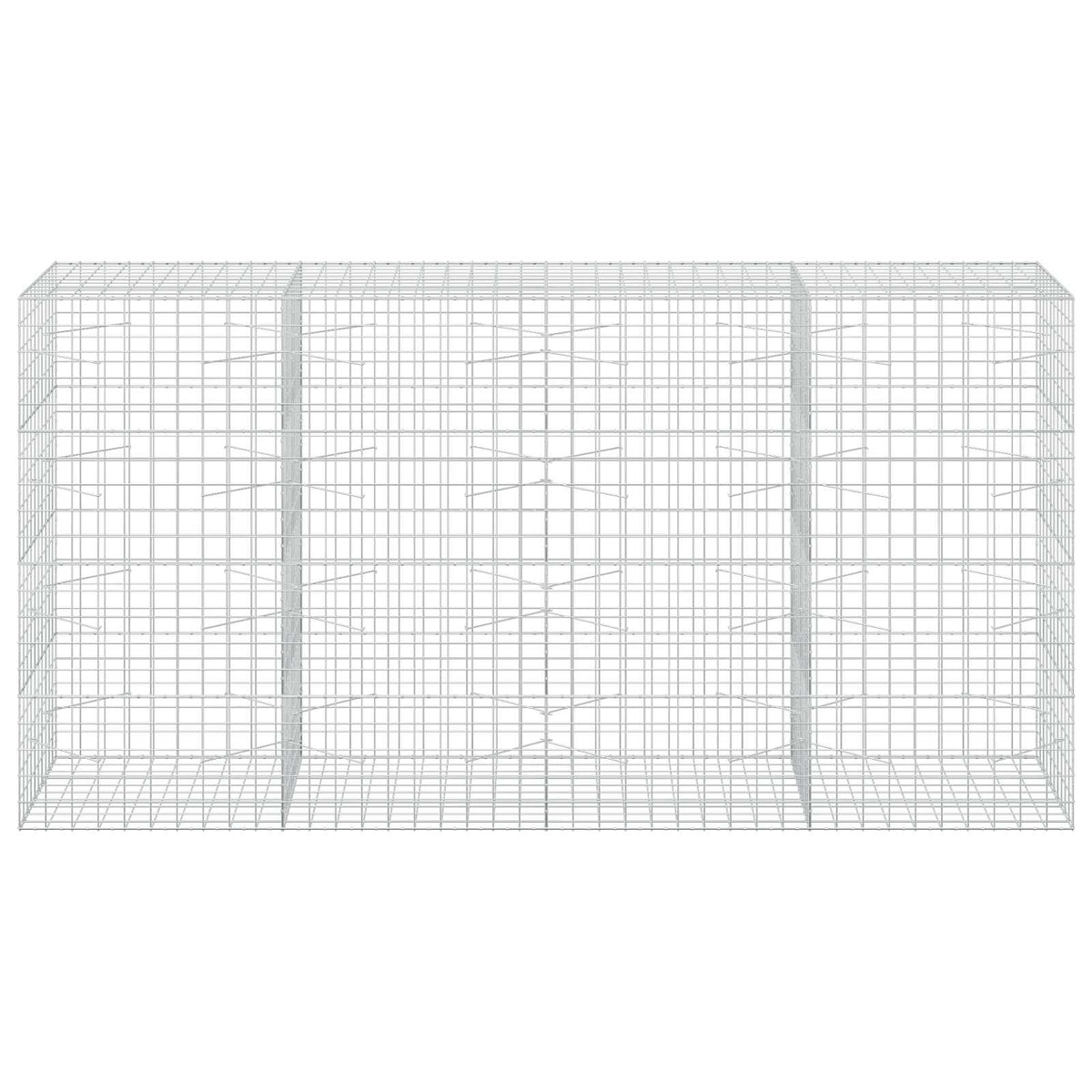 Γκαμπιόν με σύρμα 3,5 mm και πλέγμα 10x10 cm 400x100x200 εκ