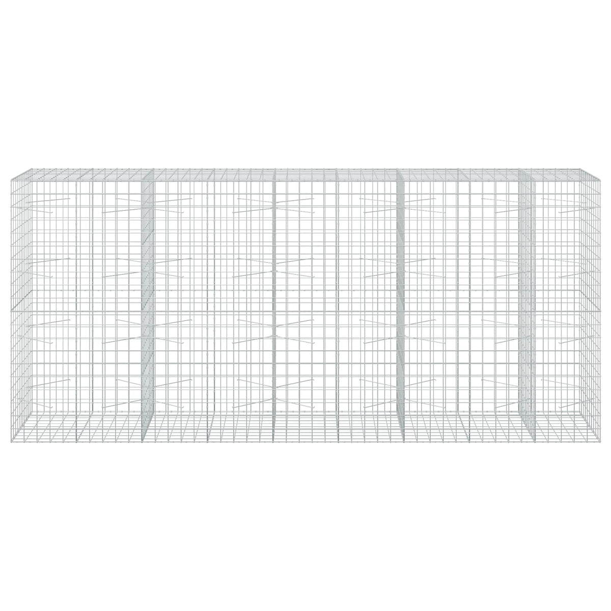 Γκαμπιόν με σύρμα 3,5 mm και πλέγμα 10x10 cm 450x100x200 εκ - Pakobazaar