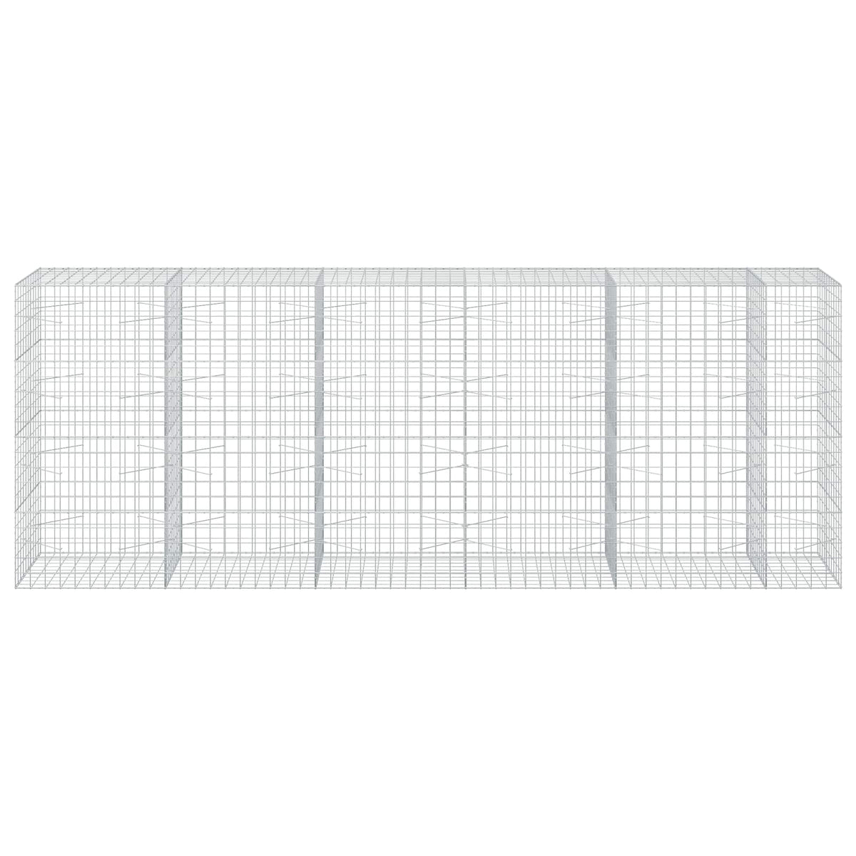 Γκαμπιόν με σύρμα 3,5 mm και πλέγμα 10x10 cm 550x100x200 εκ.