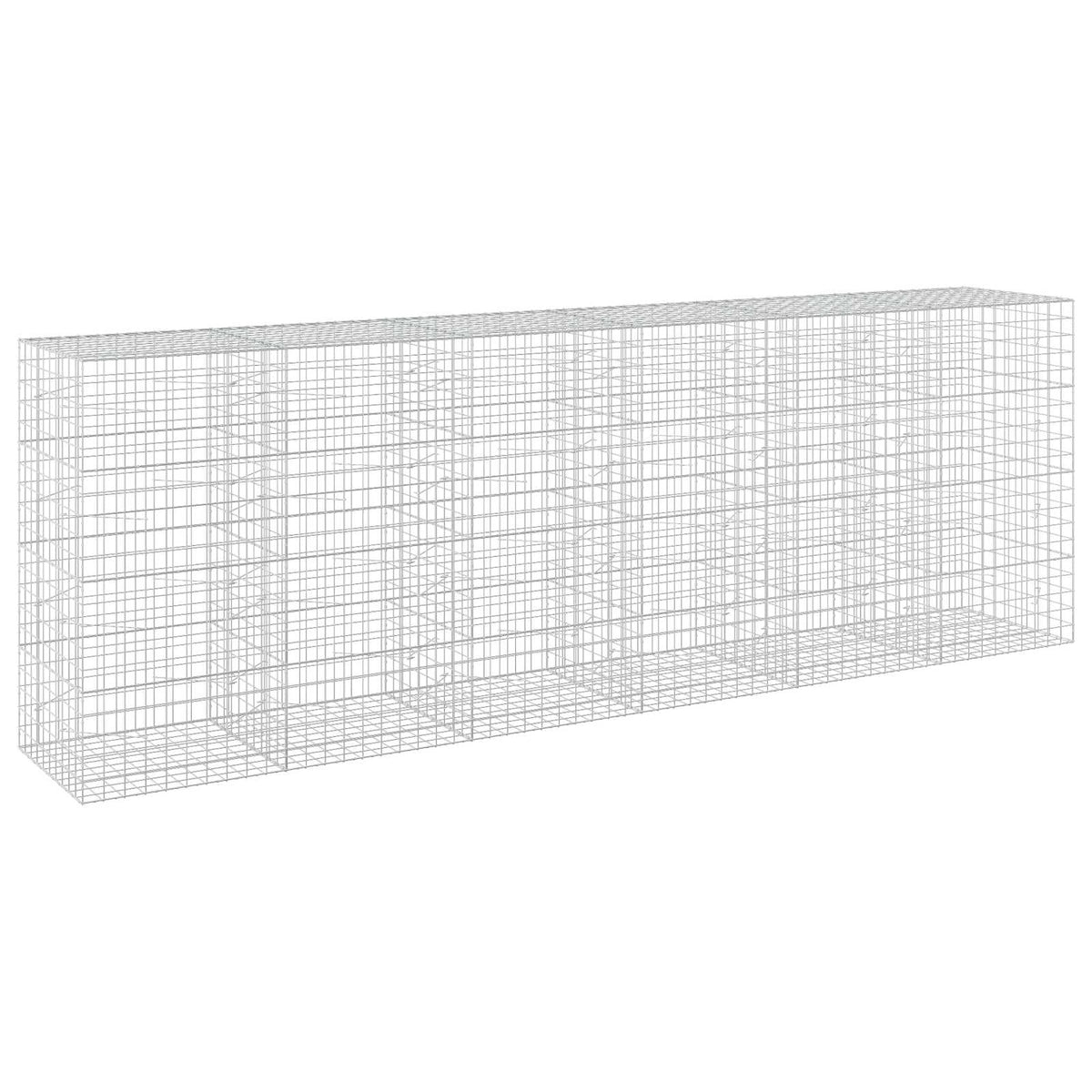 Γκαμπιόν με σύρμα 3,5 mm και πλέγμα 10x10 cm 600x100x200 εκ - Pakobazaar