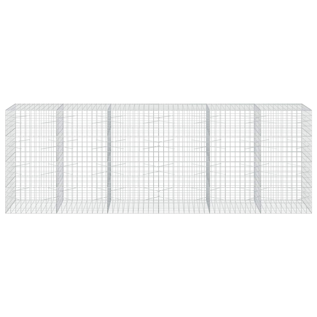 Γκαμπιόν με σύρμα 3,5 mm και πλέγμα 10x10 cm 600x100x200 εκ - Pakobazaar