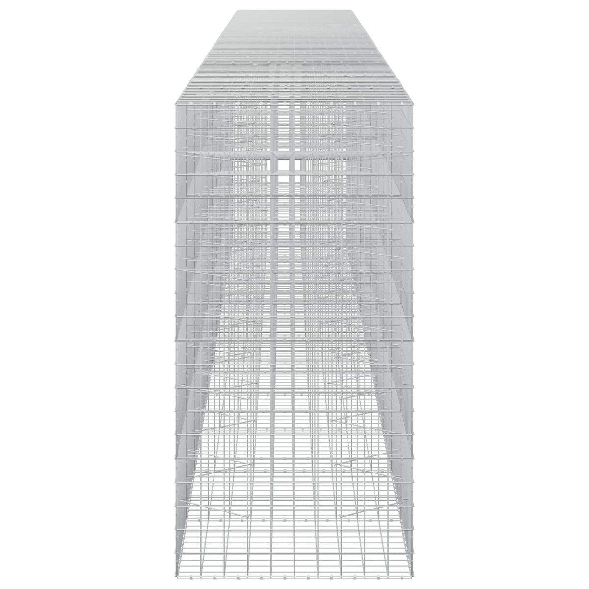 Γκαμπιόν με σύρμα 3,5 mm και πλέγμα 10x10 cm 1100x100x200 εκ - Pakobazaar