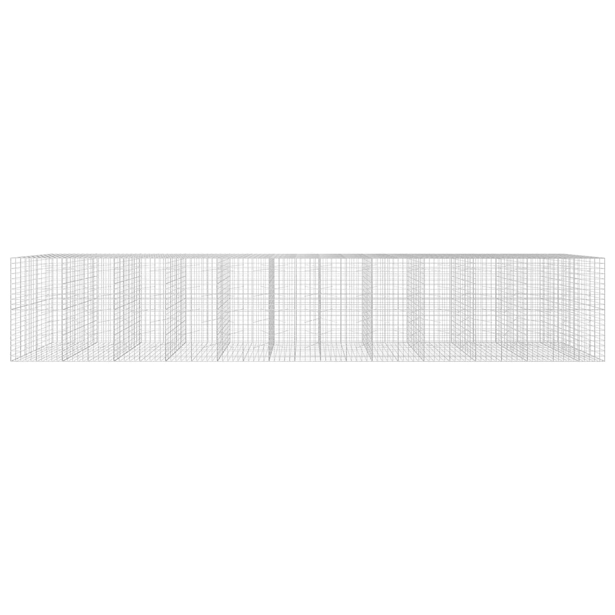 Γκαμπιόν με σύρμα 3,5 mm και πλέγμα 10x10 cm 1150x100x200 εκ - Pakobazaar