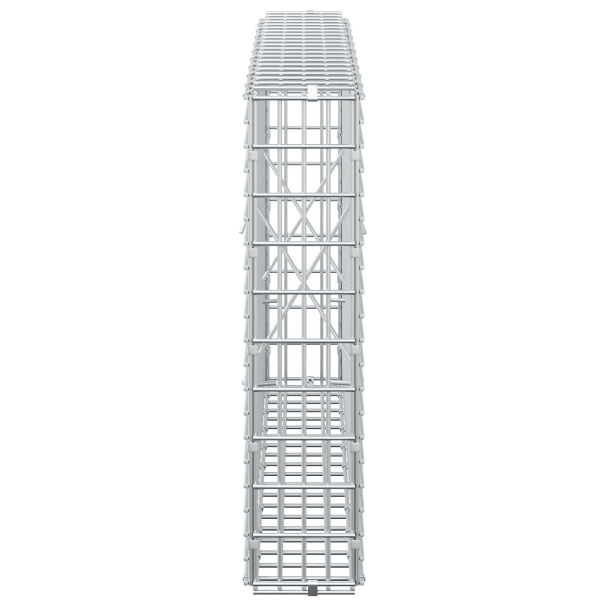 Γκαμπιόν με σύρμα 5 mm και πλέγμα 5x2,5 cm 100x10x50 εκ - Pakobazaar