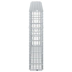 Γκαμπιόν με σύρμα 5 mm και πλέγμα 5x2,5 cm 100x10x50 εκ - Pakobazaar