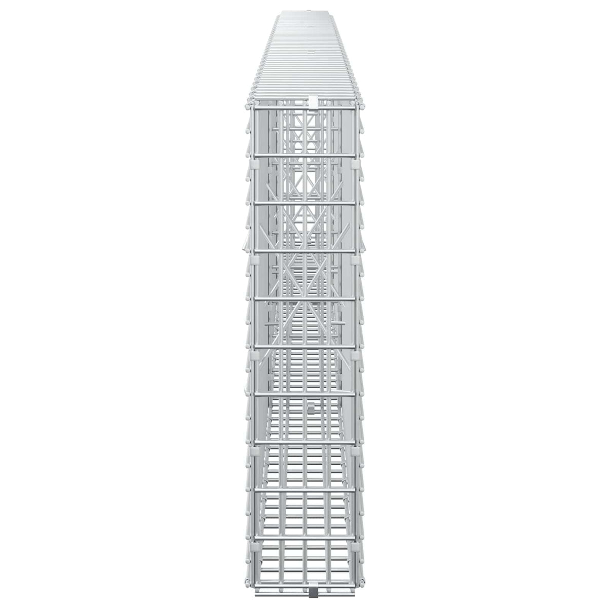 Γκαμπιόν με σύρμα 5 mm και πλέγμα 5x2,5 cm 300x10x50 εκ - Pakobazaar