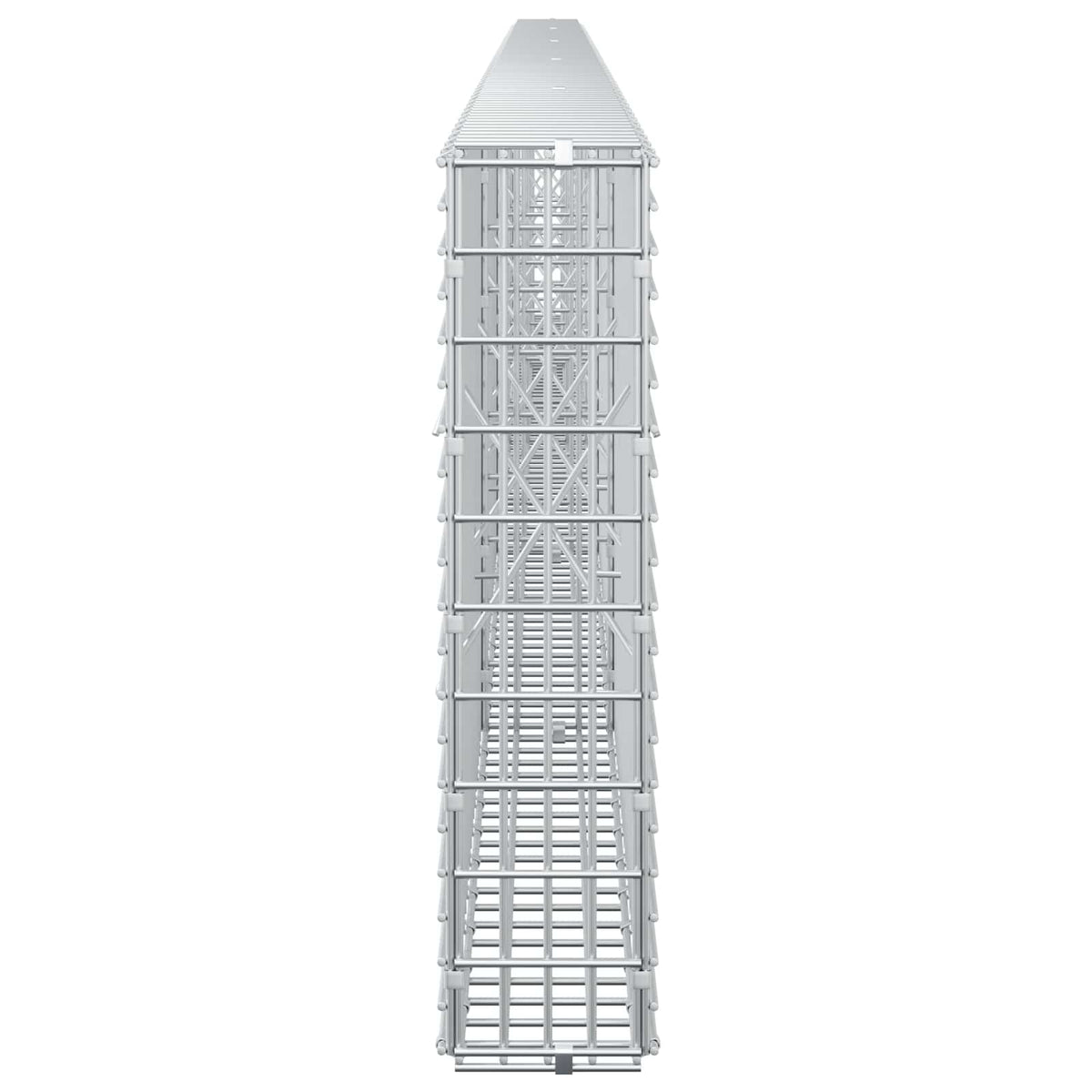 Γκαμπιόν με σύρμα 5 mm και πλέγμα 5x2,5 cm 500x10x50 εκ - Pakobazaar