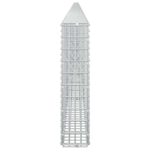 Γκαμπιόν με σύρμα 5 mm και πλέγμα 5x2,5 cm 1100x10x50 εκ - Pakobazaar