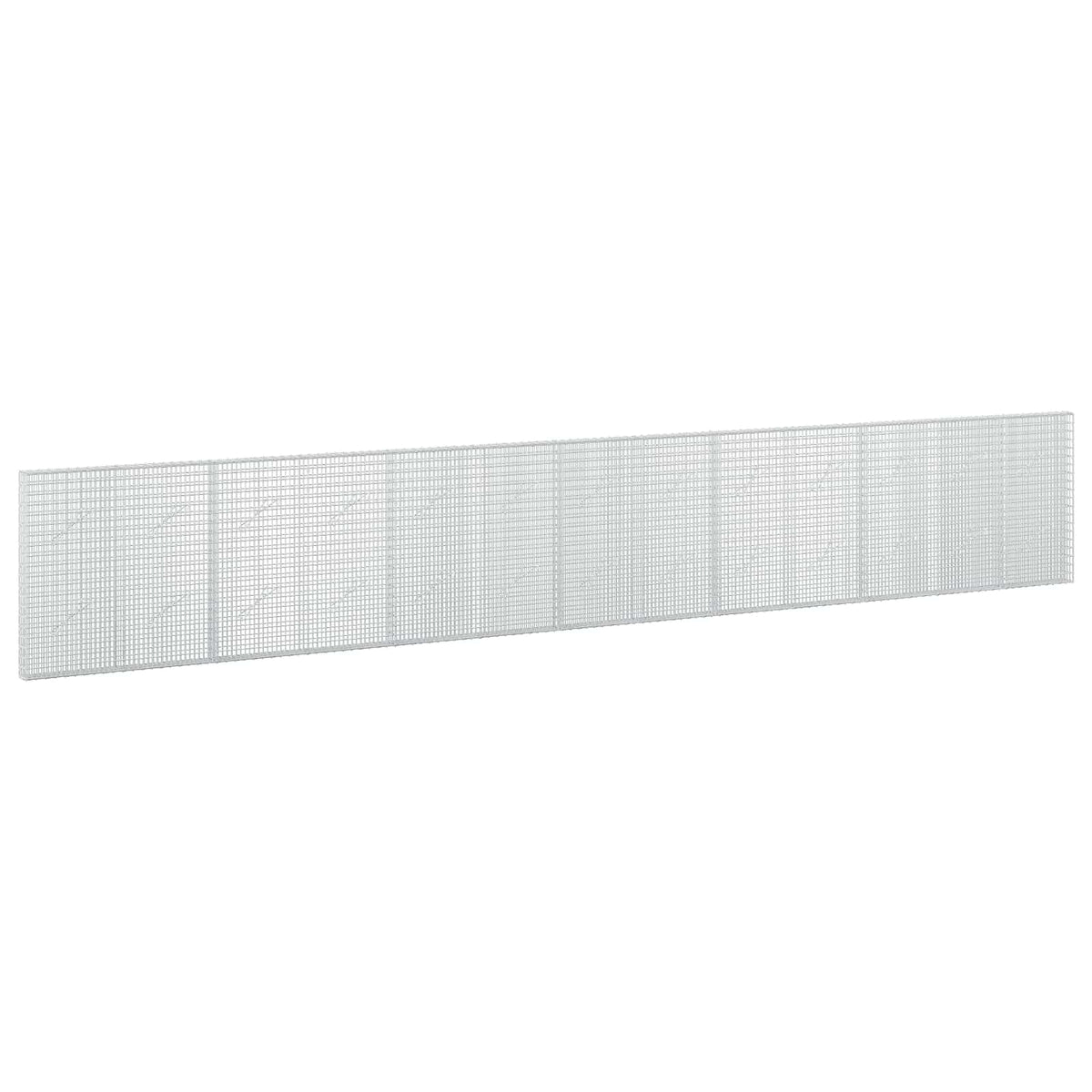 Γκαμπιόν με σύρμα 5 mm και πλέγμα 5x2,5 cm 650x10x100 εκ - Pakobazaar