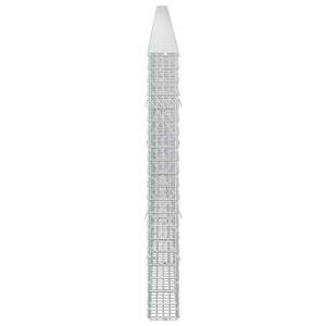 Γκαμπιόν με σύρμα 5 mm και πλέγμα 5x2,5 cm 950x10x100 εκ. - Pakobazaar