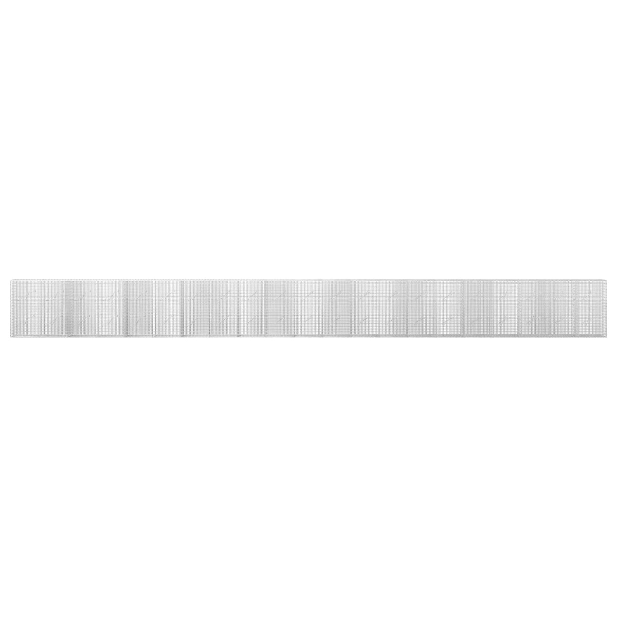 Γκαμπιόν με σύρμα 5 mm και πλέγμα 5x2,5 cm 1050x10x100 εκ. - Pakobazaar
