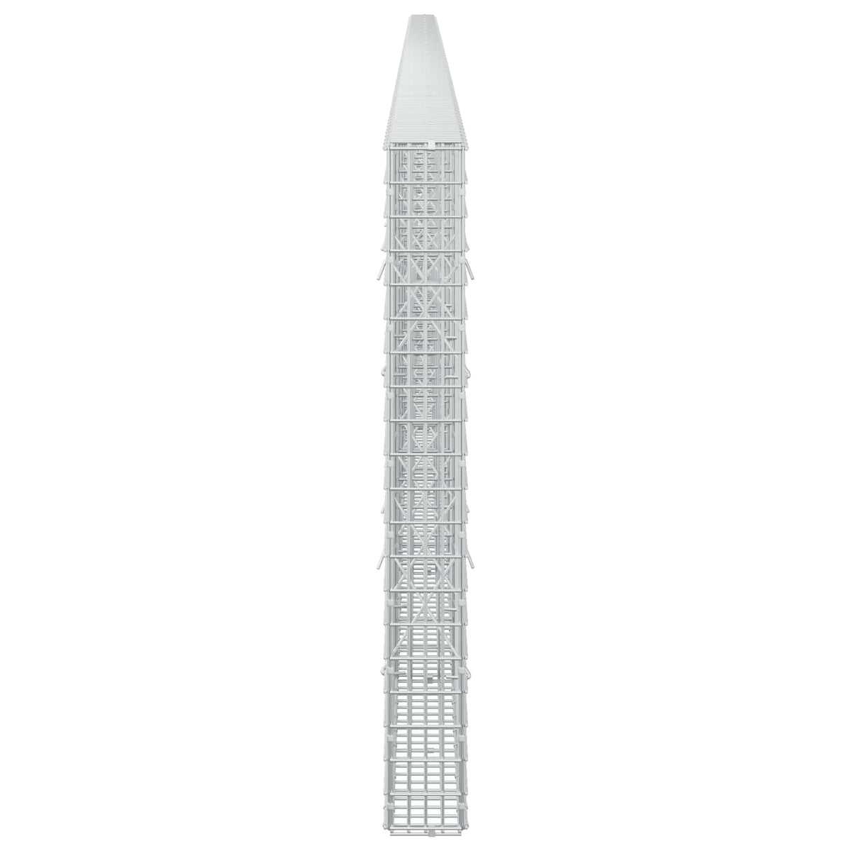 Γκαμπιόν με σύρμα 5 mm και πλέγμα 5x2,5 cm 1050x10x100 εκ. - Pakobazaar