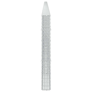 Γκαμπιόν με σύρμα 5 mm και πλέγμα 5x2,5 cm 1050x10x100 εκ. - Pakobazaar