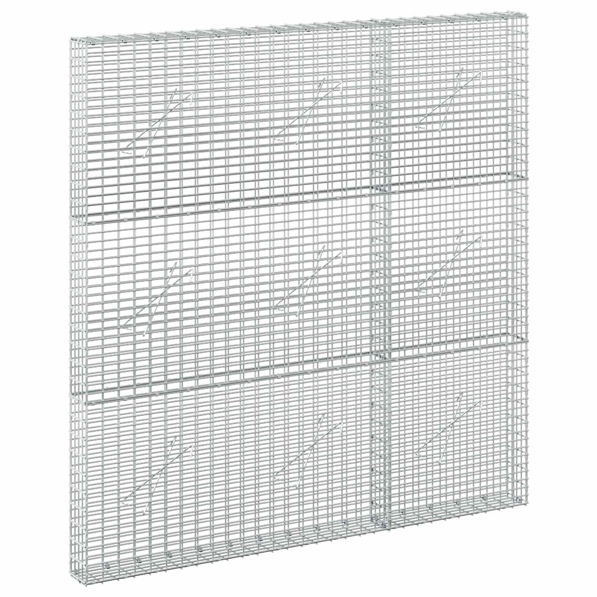 Γκαμπιόν με σύρμα 5 mm και πλέγμα 5x2,5 cm 150x10x150 εκ