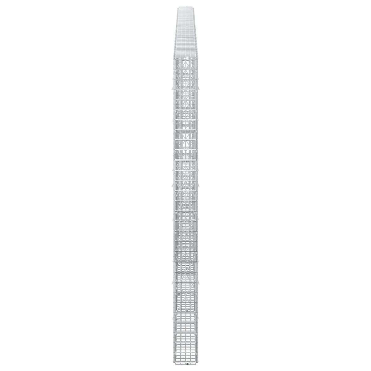 Γκαμπιόν με σύρμα 5 mm και πλέγμα 5x2,5 cm 400x10x150 εκ - Pakobazaar