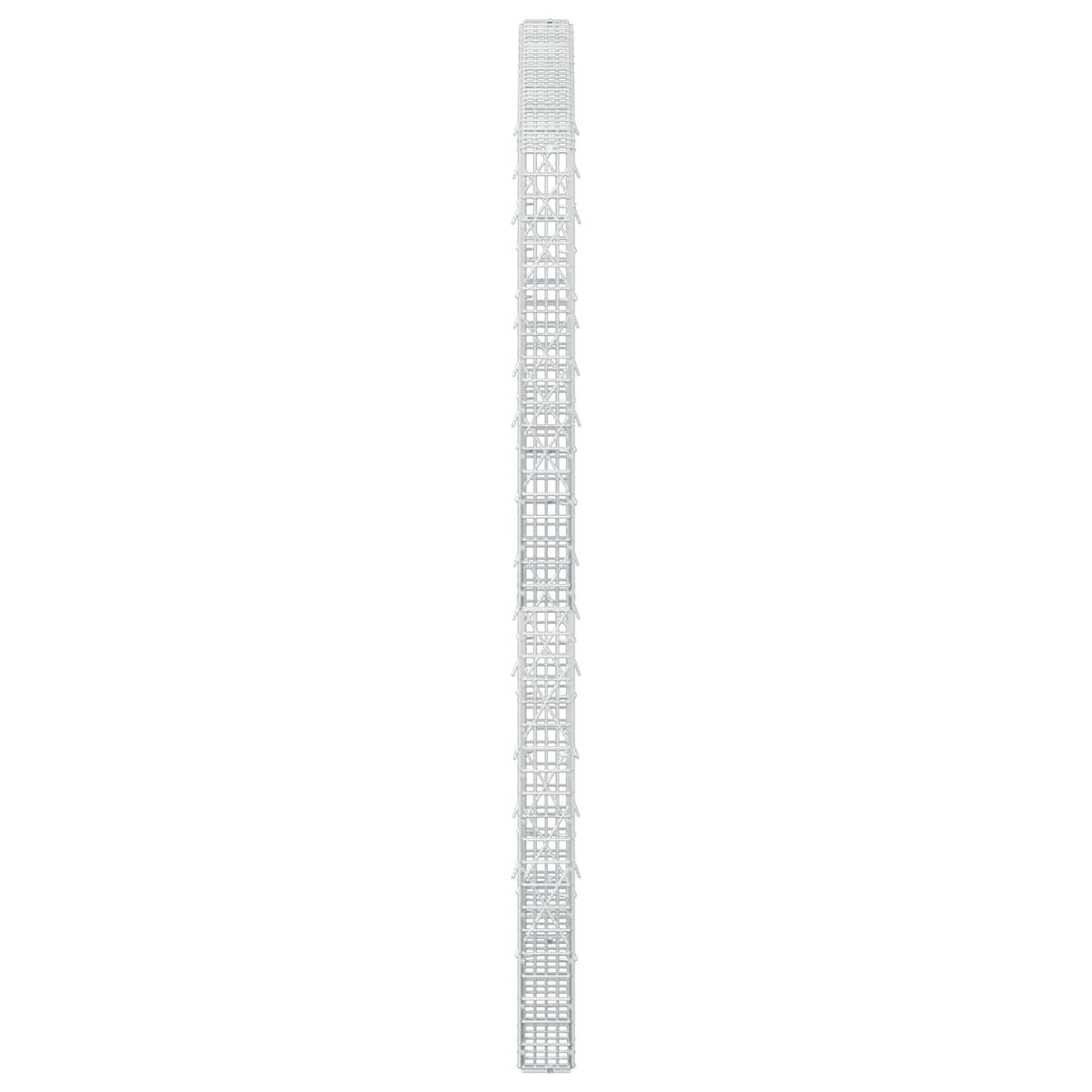 Γκαμπιόν με σύρμα 5 mm και πλέγμα 5x2,5 cm 150x10x200 εκ - Pakobazaar