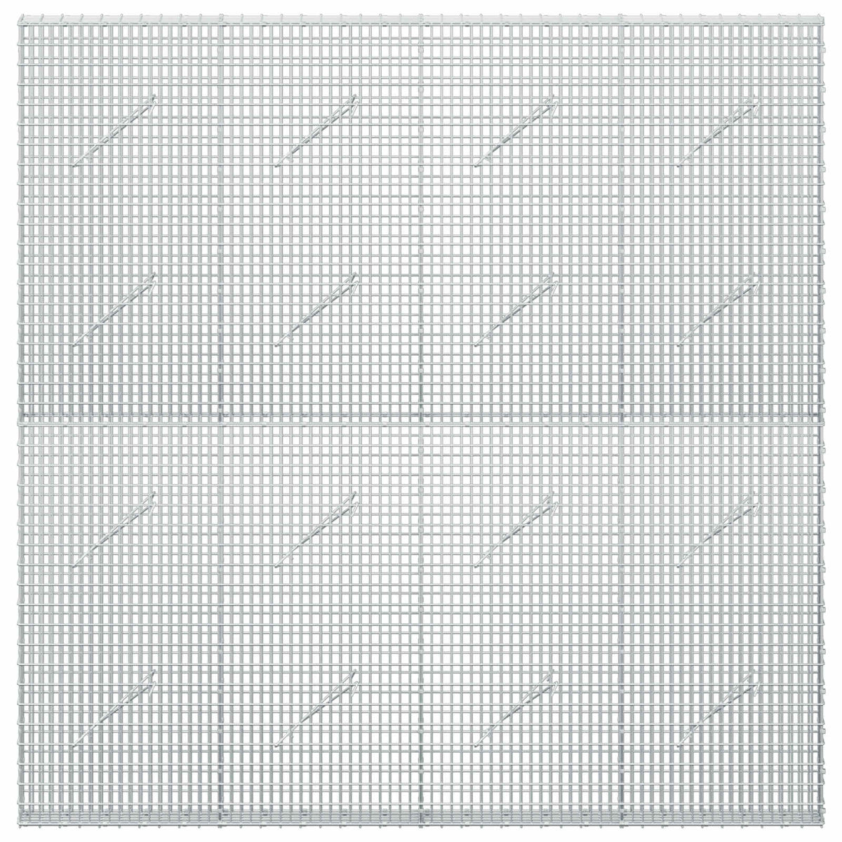 Γκαμπιόν με σύρμα 5 mm και πλέγμα 5x2,5 cm 200x10x200 εκ