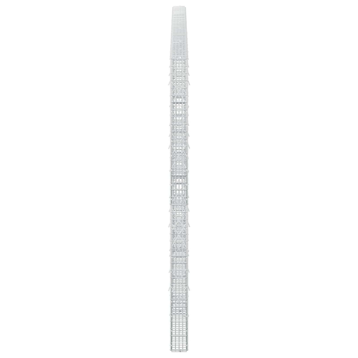Γκαμπιόν με σύρμα 5 mm και πλέγμα 5x2,5 cm 400x10x200 εκ - Pakobazaar