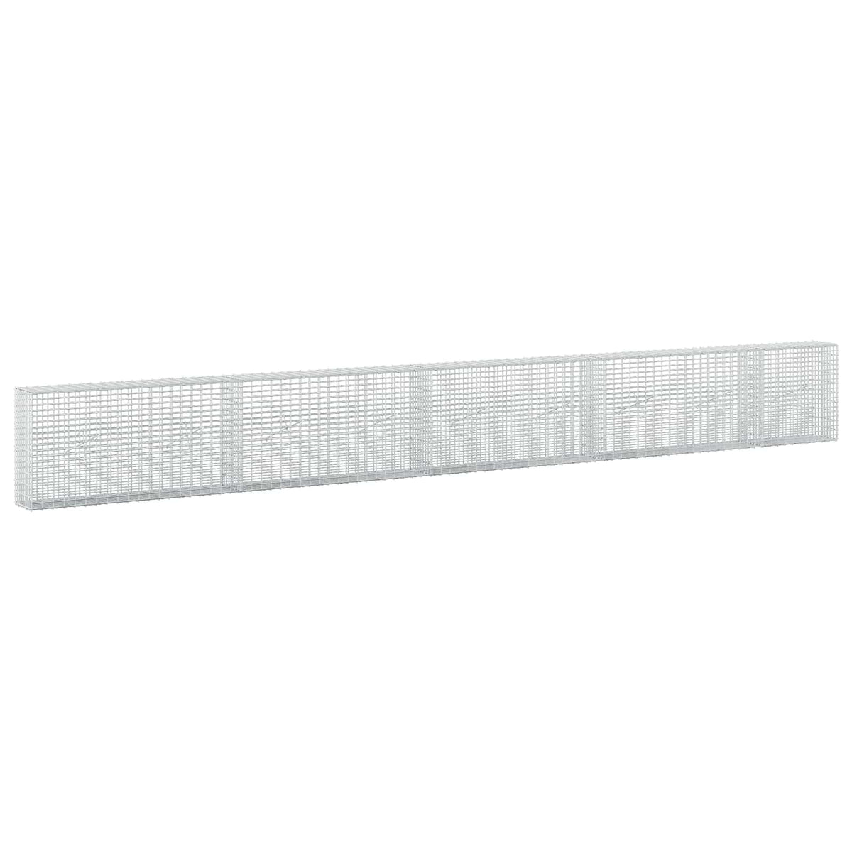 Γκαμπιόν με σύρμα 5 mm και πλέγμα 5x2,5 cm 450x20x50 εκ