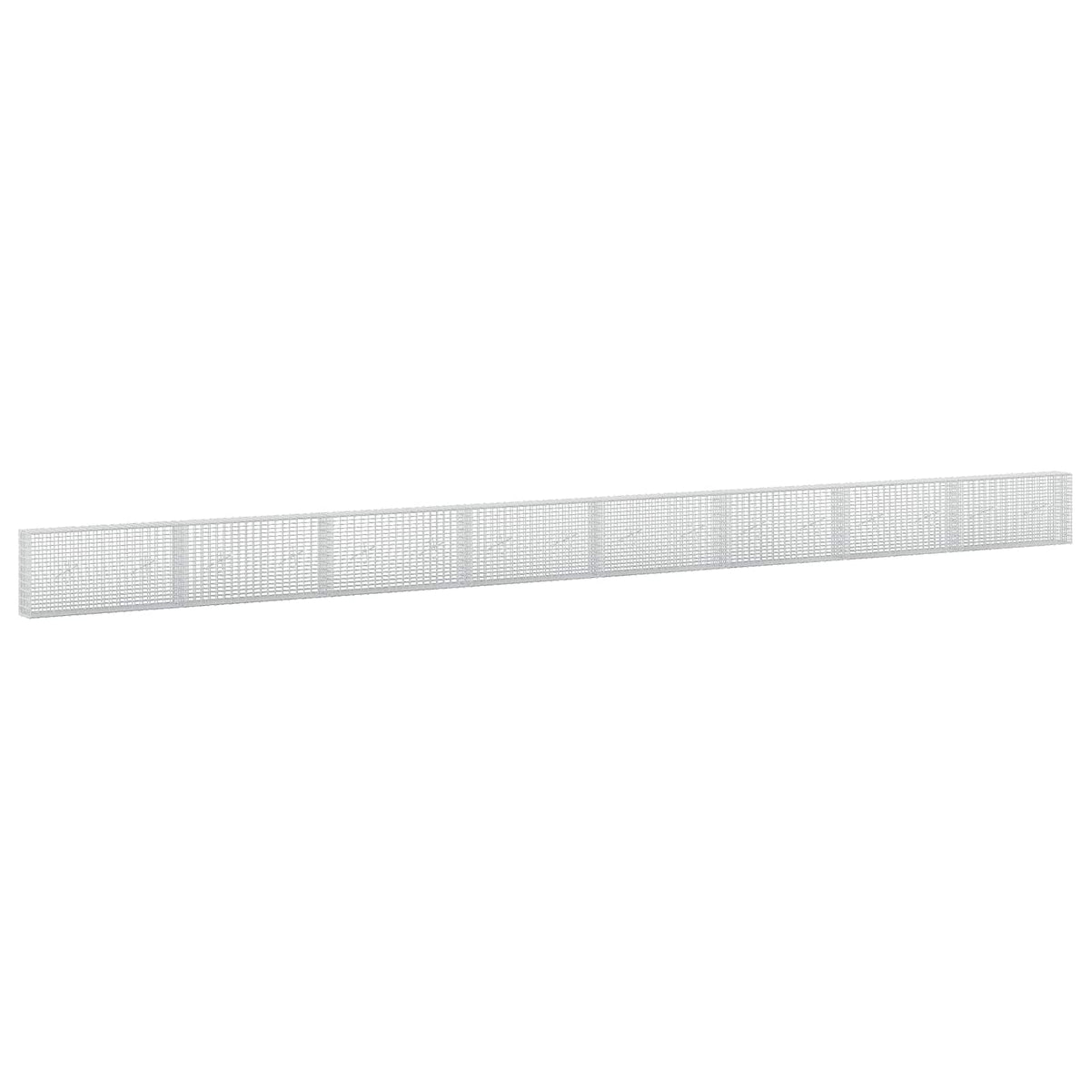 Γκαμπιόν με σύρμα 5 mm και πλέγμα 5x2,5 cm 800x20x50 εκ - Pakobazaar