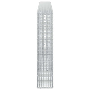 Γκαμπιόν με σύρμα 5 mm και πλέγμα 5x2,5 cm 250x20x100 εκ - Pakobazaar