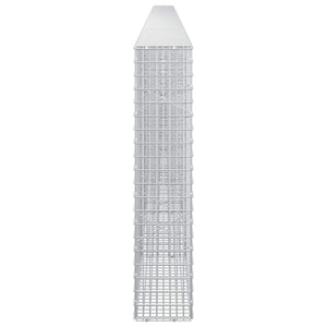 Γκαμπιόν με σύρμα 5 mm και πλέγμα 5x2,5 cm 800x20x100 εκ - Pakobazaar