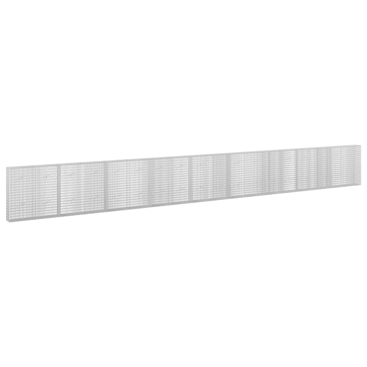 Γκαμπιόν με σύρμα 5 mm και πλέγμα 5x2,5 cm 900x20x100 εκ - Pakobazaar