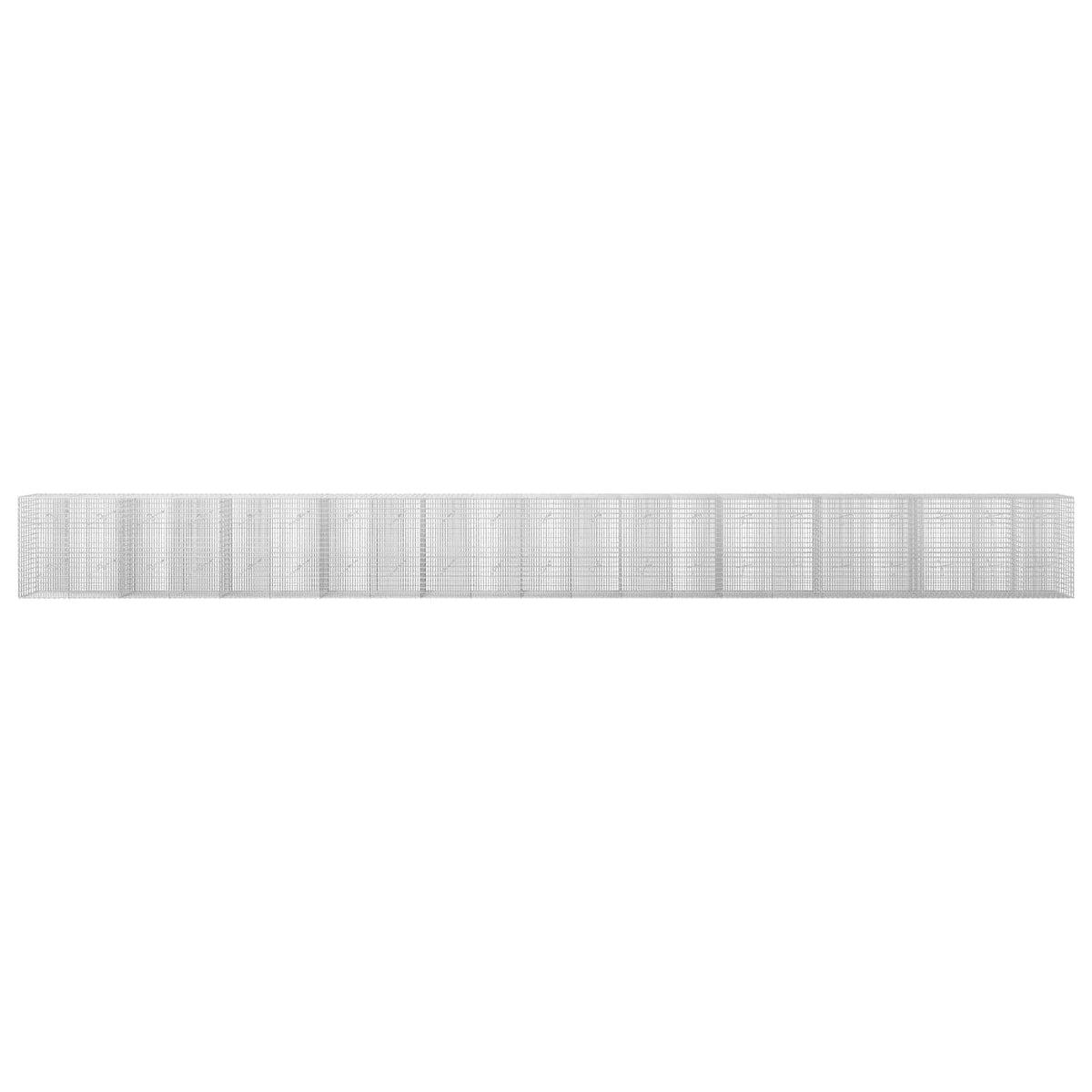 Γκαμπιόν με σύρμα 5 mm και πλέγμα 5x2,5 cm 1050x20x100 εκ