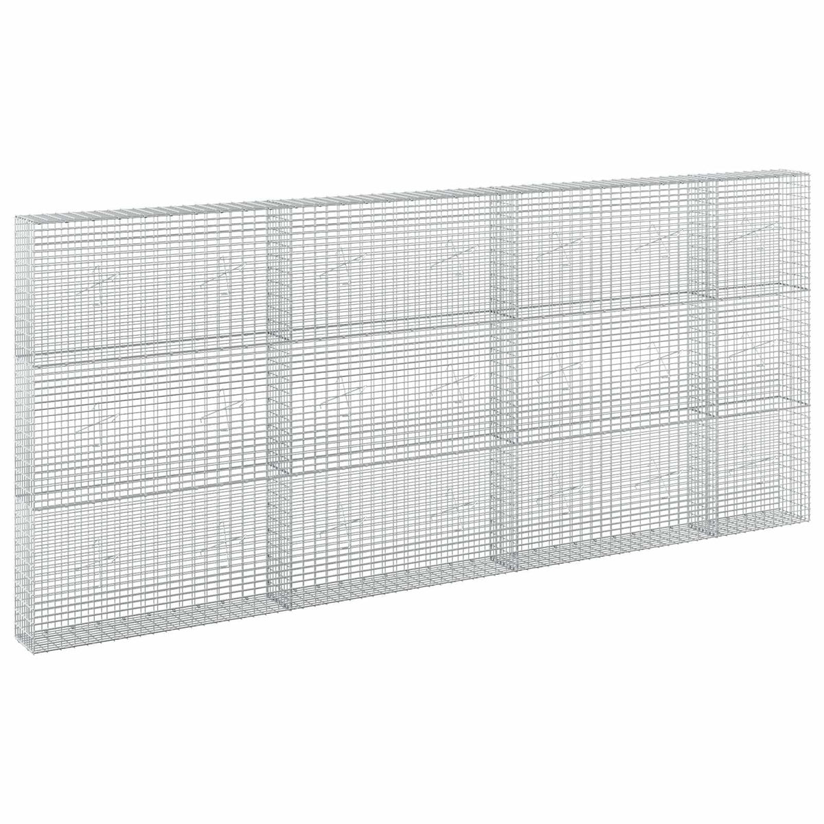 Γκαμπιόν με σύρμα 5 mm και πλέγμα 5x2,5 cm 350x20x150 εκ - Pakobazaar