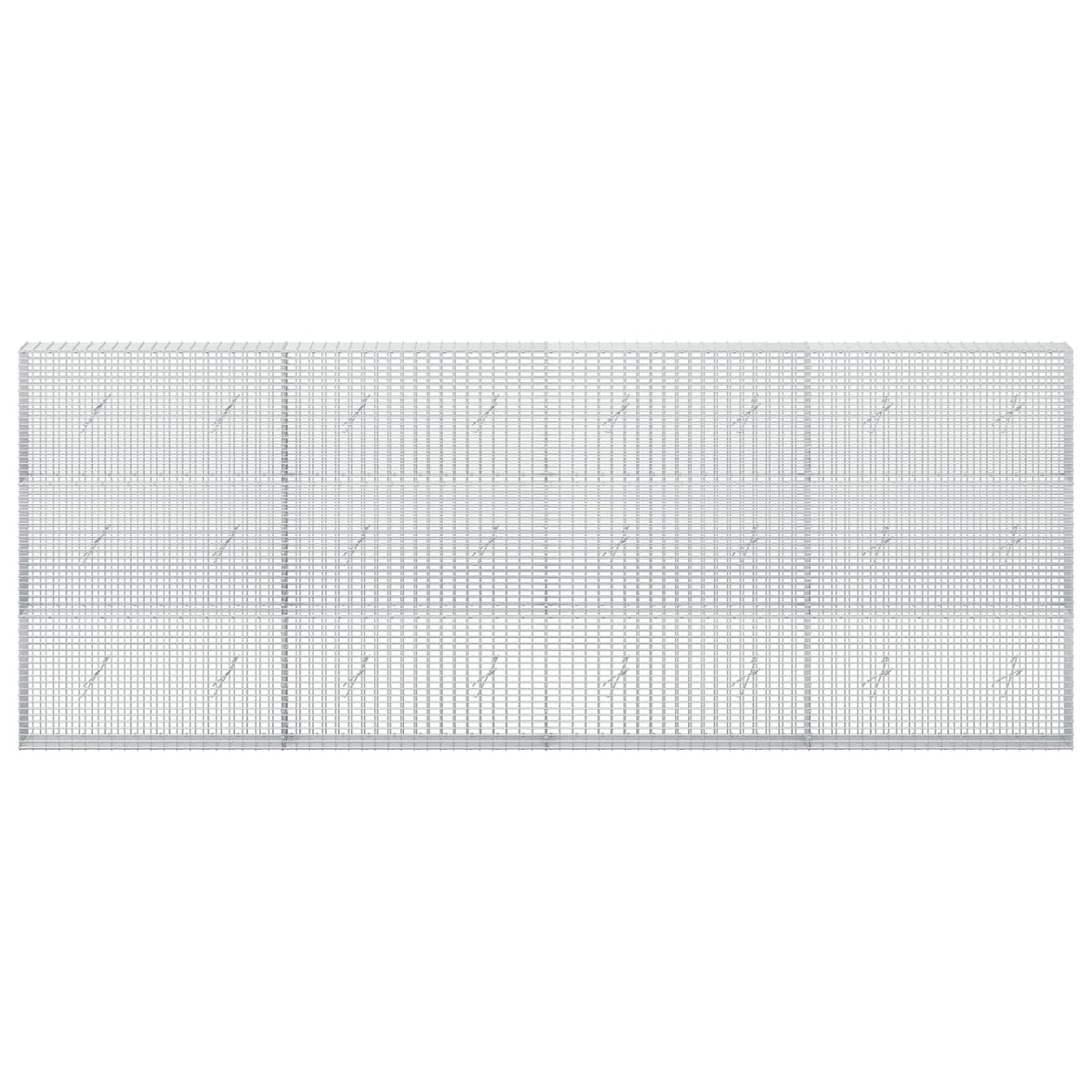 Γκαμπιόν με σύρμα 5 mm και πλέγμα 5x2,5 cm 400x20x150 εκ - Pakobazaar