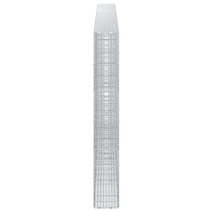 Γκαμπιόν με σύρμα 5 mm και πλέγμα 5x2,5 cm 400x20x150 εκ - Pakobazaar