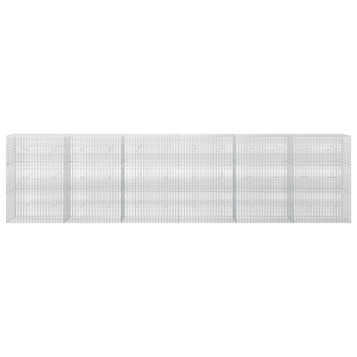 Γκαμπιόν με σύρμα 5 mm και πλέγμα 5x2,5 cm 600x20x150 εκ - Pakobazaar