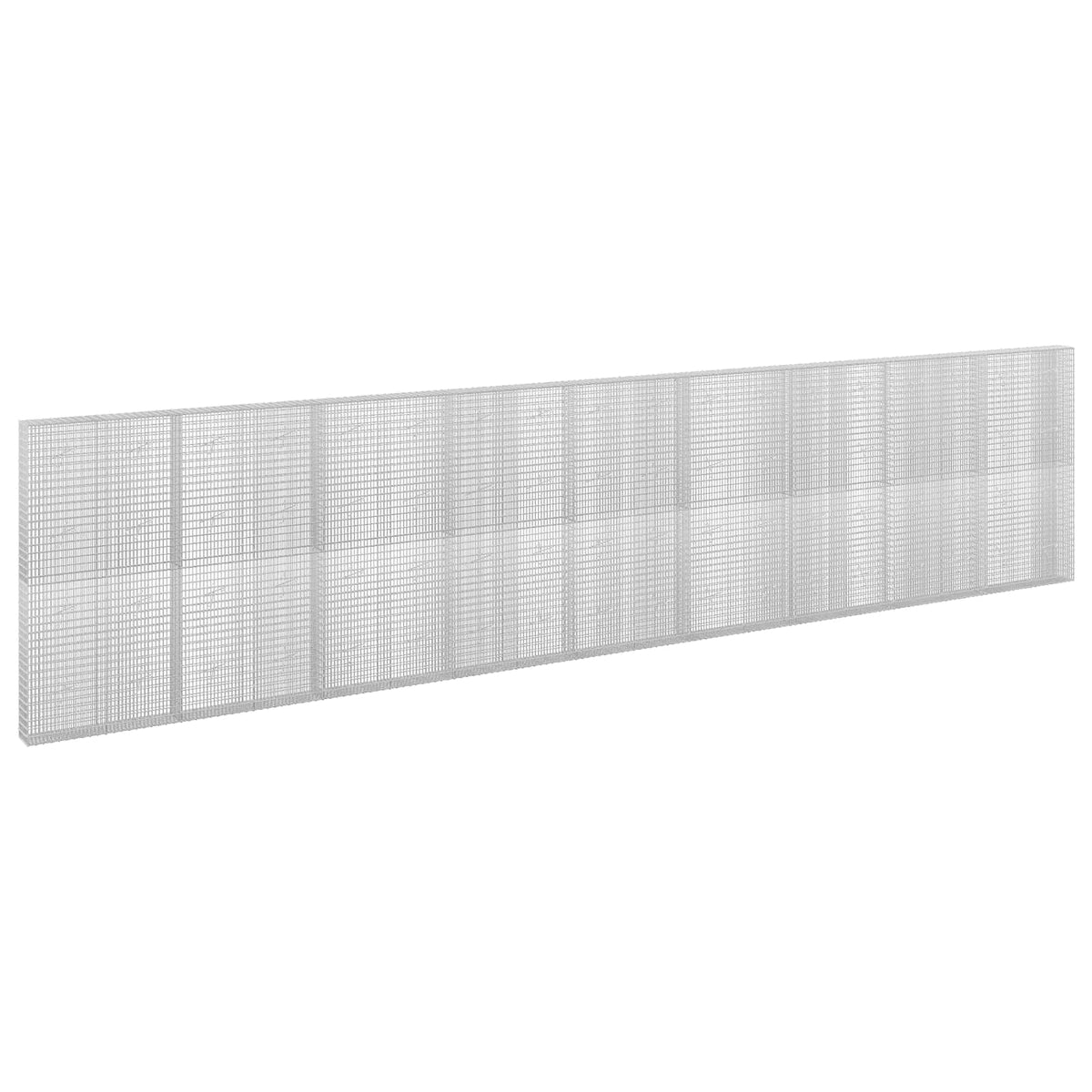 Γκαμπιόν με σύρμα 5 mm και πλέγμα 5x2,5 cm 900x20x200 εκ - Pakobazaar