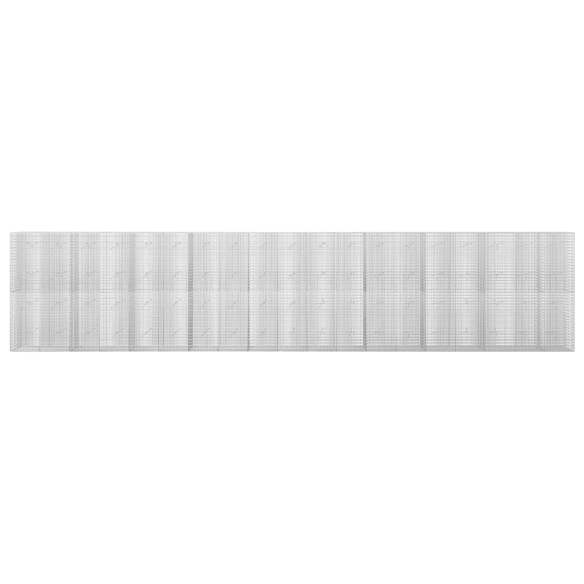 Γκαμπιόν με σύρμα 5 mm και πλέγμα 5x2,5 cm 950x20x200 εκ - Pakobazaar