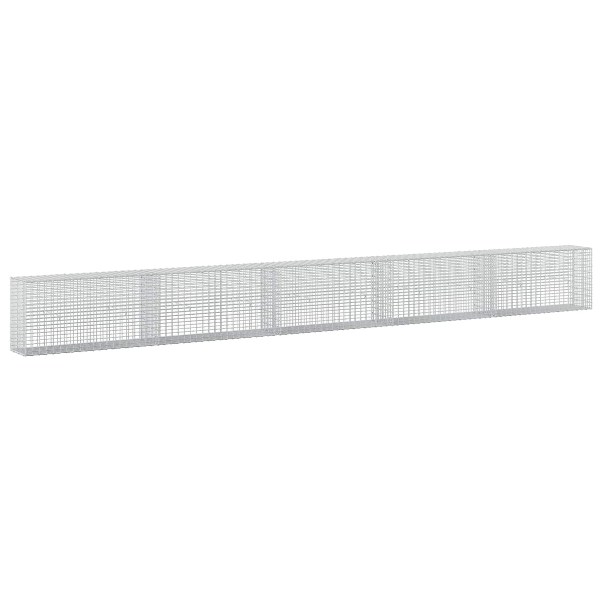 Γκαμπιόν με σύρμα 5 mm και πλέγμα 5x2,5 cm 500x30x50 εκ - Pakobazaar