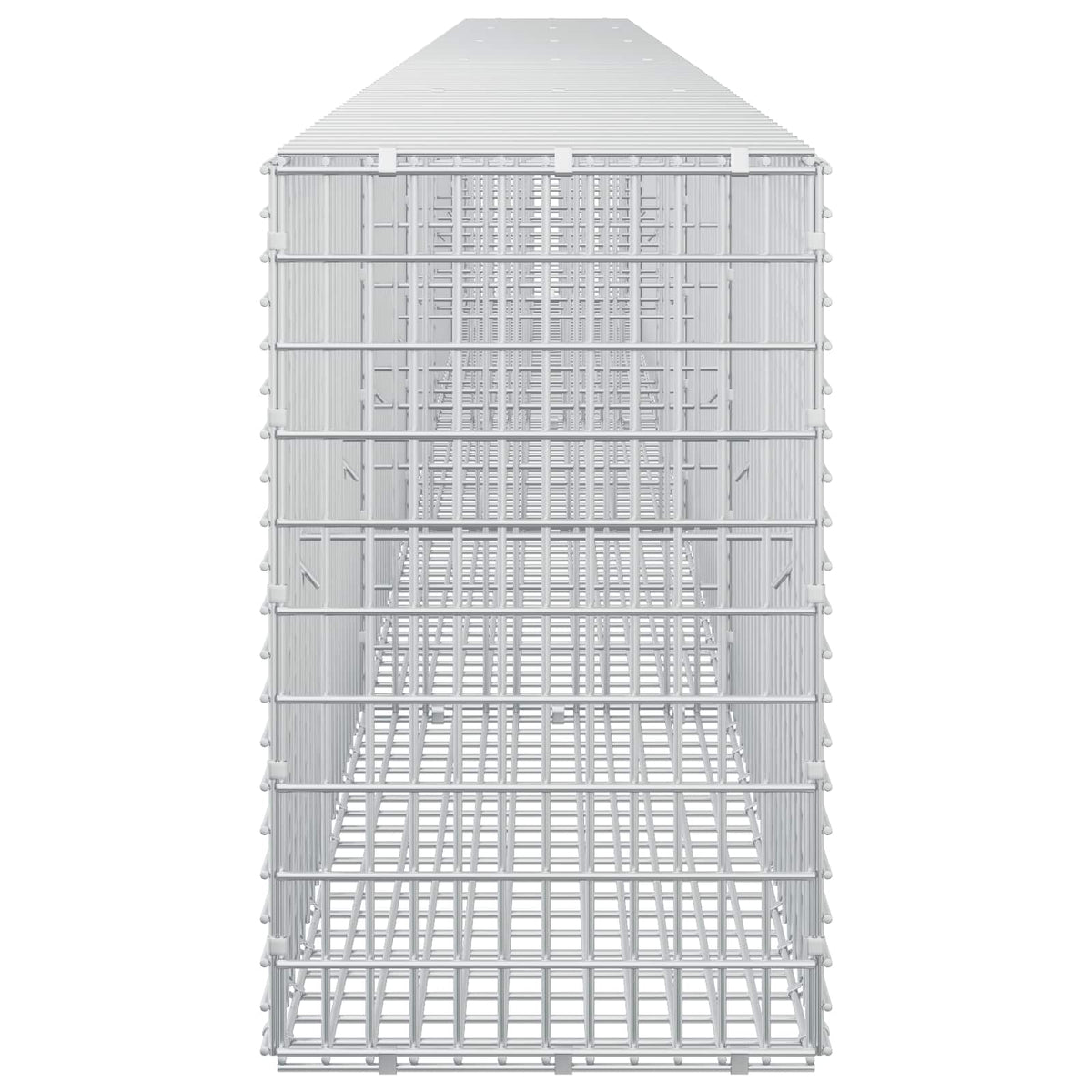 Γκαμπιόν με σύρμα 5 mm και πλέγμα 5x2,5 cm 500x30x50 εκ - Pakobazaar