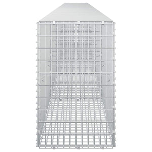 Γκαμπιόν με σύρμα 5 mm και πλέγμα 5x2,5 cm 500x30x50 εκ - Pakobazaar