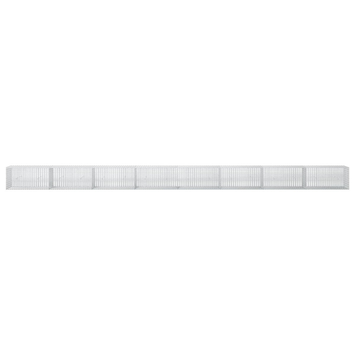 Γκαμπιόν με σύρμα 5 mm και πλέγμα 5x2,5 cm 800x30x50 εκ - Pakobazaar