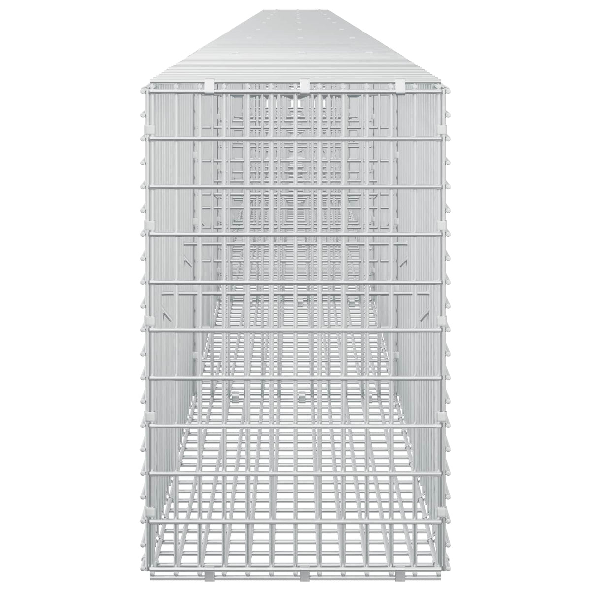 Γκαμπιόν με σύρμα 5 mm και πλέγμα 5x2,5 cm 800x30x50 εκ - Pakobazaar