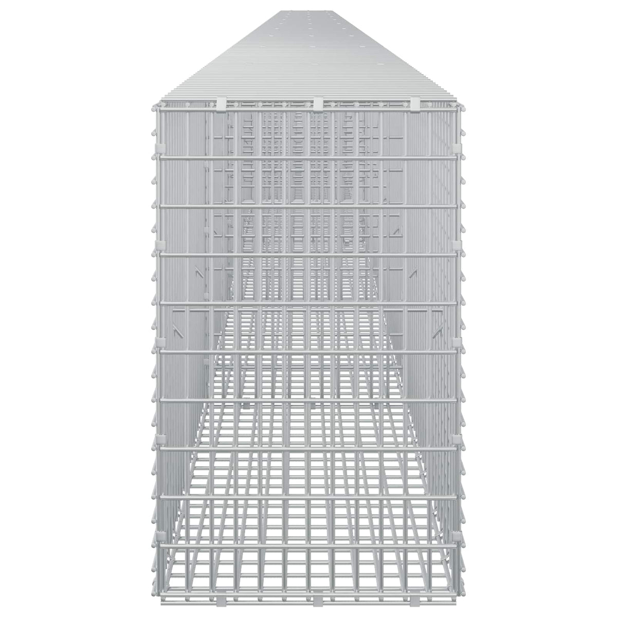 Γκαμπιόν με σύρμα 5 mm και πλέγμα 5x2,5 cm 1000x30x50 εκ - Pakobazaar
