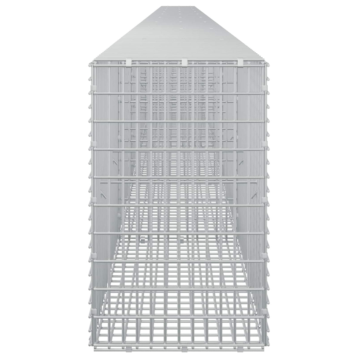 Γκαμπιόν με σύρμα 5 mm και πλέγμα 5x2,5 cm 1050x30x50 εκ - Pakobazaar