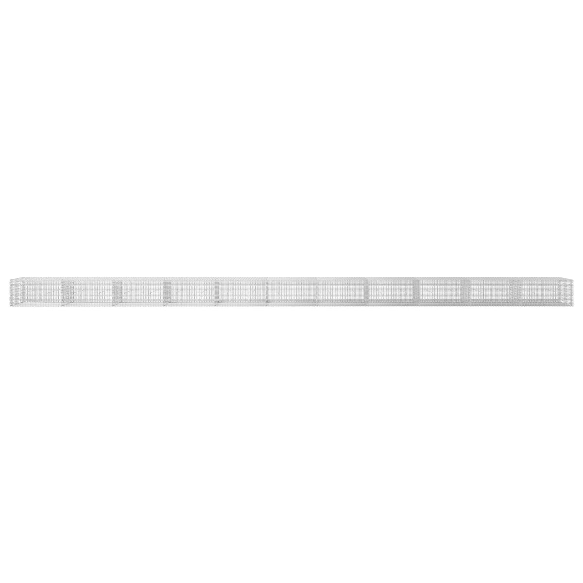 Γκαμπιόν με σύρμα 5 mm και πλέγμα 5x2,5 cm 1100x30x50 εκ - Pakobazaar