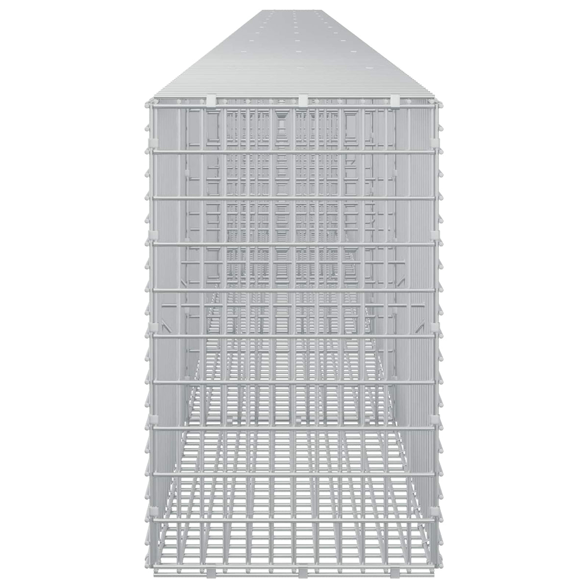 Γκαμπιόν με σύρμα 5 mm και πλέγμα 5x2,5 cm 1100x30x50 εκ - Pakobazaar