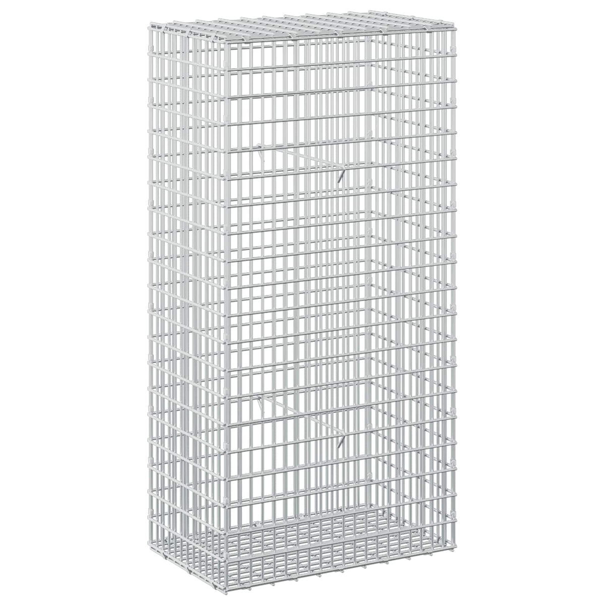 Γκαμπιόν με σύρμα 5 mm και πλέγμα 5x2,5 cm 50x30x100 εκ - Pakobazaar