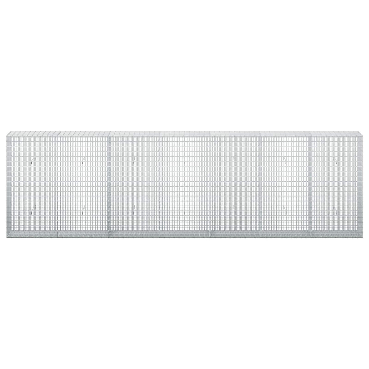 Γκαμπιόν με σύρμα 5 mm και πλέγμα 5x2,5 cm 350x30x100 εκ - Pakobazaar