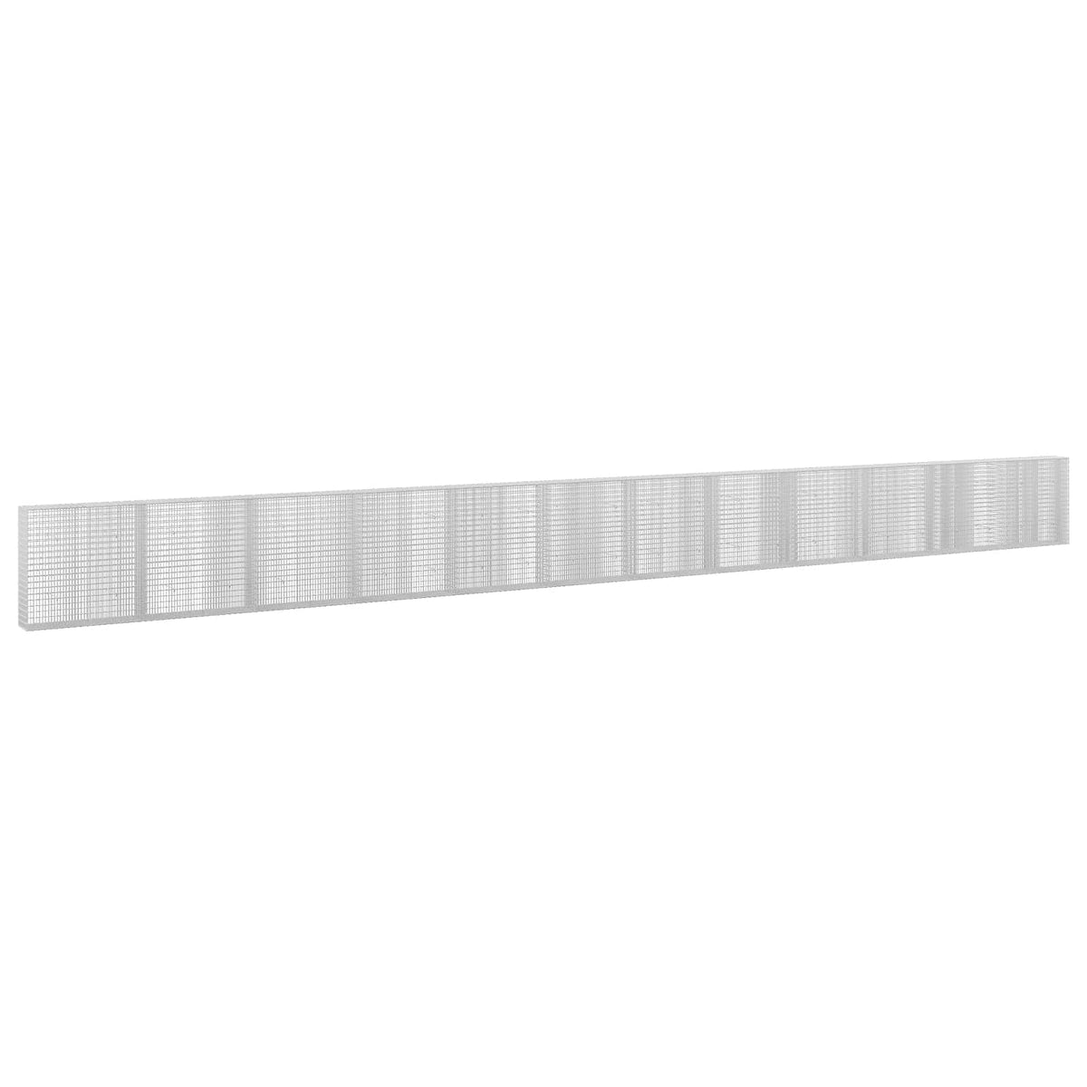 Γκαμπιόν με σύρμα 5 mm και πλέγμα 5x2,5 cm 1200x30x100 εκ - Pakobazaar